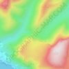 Newlands Pass topographic map, elevation, terrain