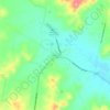 Merton topographic map, elevation, terrain