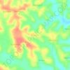 Kinoni Ii topographic map, elevation, terrain