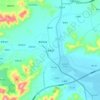 神星镇 topographic map, elevation, terrain