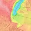 Horseshoe Falls topographic map, elevation, terrain