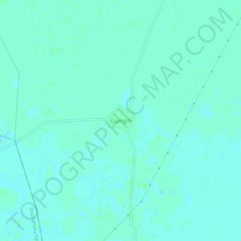 Gamph topographic map, elevation, terrain