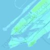 Port Bolivar topographic map, elevation, terrain