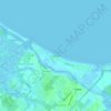 Lewes Beach topographic map, elevation, terrain