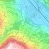 Portels topographic map, elevation, terrain