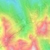 Axamer Lizum topographic map, elevation, terrain