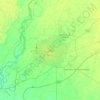 Multan topographic map, elevation, terrain