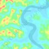 La Concordia topographic map, elevation, terrain