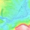 Malhourtet topographic map, elevation, terrain