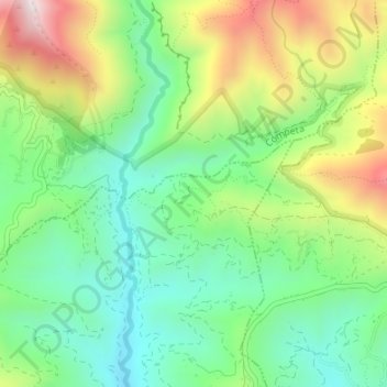Los Peñoncillos topographic map, elevation, terrain