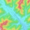 Gehren topographic map, elevation, terrain