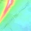 Akoefe Torkor topographic map, elevation, terrain