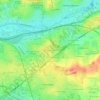 Le Chêne Morand topographic map, elevation, terrain