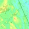 Kirklington topographic map, elevation, terrain