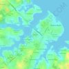 Sunset Beach topographic map, elevation, terrain