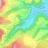 Voissières topographic map, elevation, terrain