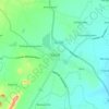 Nuzvid topographic map, elevation, terrain