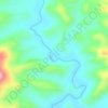 Welega topographic map, elevation, terrain