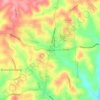 Bakerstown topographic map, elevation, terrain