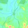 Tiaro topographic map, elevation, terrain