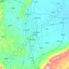 Xinzhou topographic map, elevation, terrain