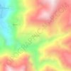Ayahuasi topographic map, elevation, terrain