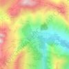 Les Choseaux topographic map, elevation, terrain