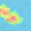 Kecamatan Kahaungu Eti topographic map, elevation, terrain