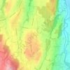Ferlens (VD) topographic map, elevation, terrain