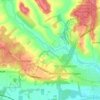 Woodspeen topographic map, elevation, terrain