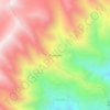 Pilcocancha topographic map, elevation, terrain