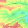 Hindon topographic map, elevation, terrain