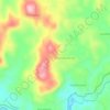 Butemba topographic map, elevation, terrain