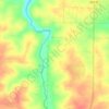 Brady Lake Dam South topographic map, elevation, terrain