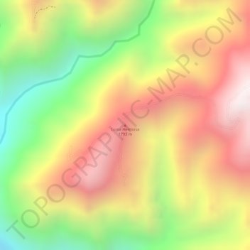 Loma Hermosa topographic map, elevation, terrain