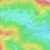 Champs des Fontaines topographic map, elevation, terrain