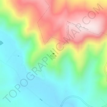 Sudwala Caves topographic map, elevation, terrain