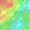 Agusa topographic map, elevation, terrain