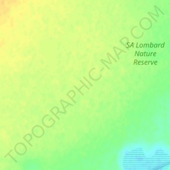 S.A. Lombard Nature Reserve topographic map, elevation, terrain