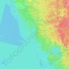 Young Island topographic map, elevation, terrain