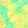 Campsea Ashe topographic map, elevation, terrain