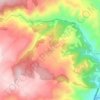 Bayat topographic map, elevation, terrain