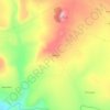 Nhloya topographic map, elevation, terrain
