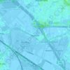 Rijsoord topographic map, elevation, terrain