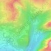 La Rosière topographic map, elevation, terrain