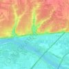 Le Bourg topographic map, elevation, terrain