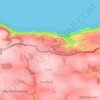 Bucks Cross topographic map, elevation, terrain