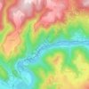 Le Chambon topographic map, elevation, terrain