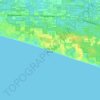 Santa Rosa Beach topographic map, elevation, terrain