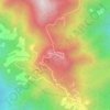 ดอยสุเทพ topographic map, elevation, terrain